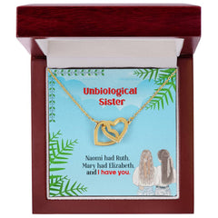 Best Friends Interlocking Hearts Necklace