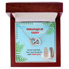 Best Friends Interlocking Hearts Necklace