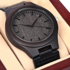 You Are My Life Wooden Watch