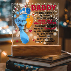 When I Was Small and Sweet Acrylic Square Plaque