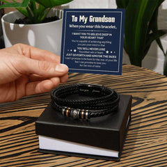 Love You Forever Will Never Lose Bracelet for Grandson