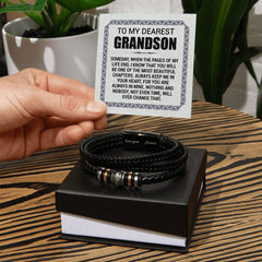 Pages of My Life Love You Forever Bracelet for Grandson