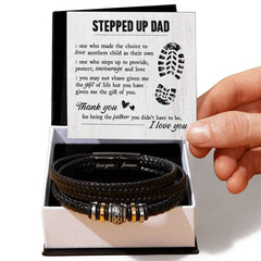 To My Stepdad Gift of Life Bracelet