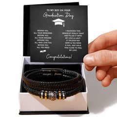 To My Boy Graduation Dreams Love You Bracelet