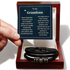 Love You Forever Bracelet for Grandson