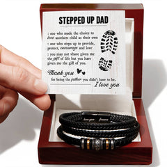 To My Stepdad Gift of Life Bracelet