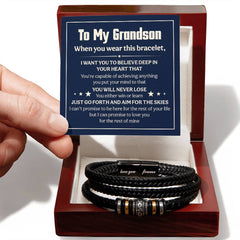 Love You Forever Will Never Lose Bracelet for Grandson