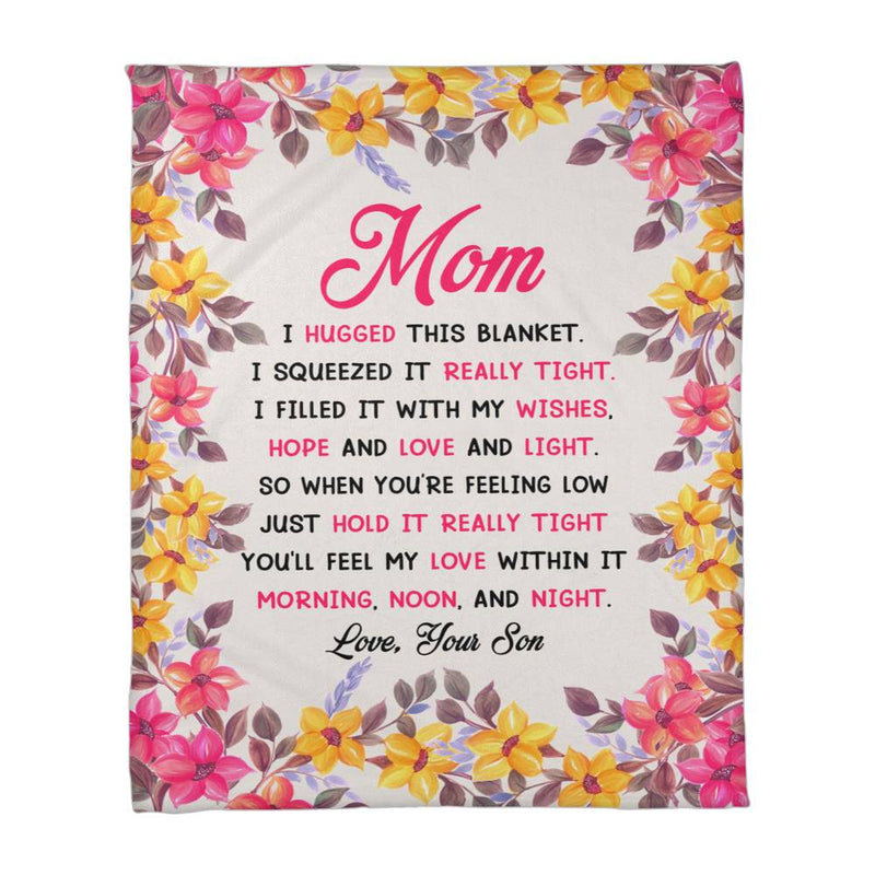 Mom, You Are My Love Coral Fleece Blanket