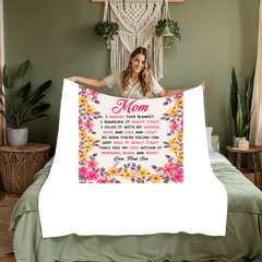 Mom, You Are My Love Coral Fleece Blanket