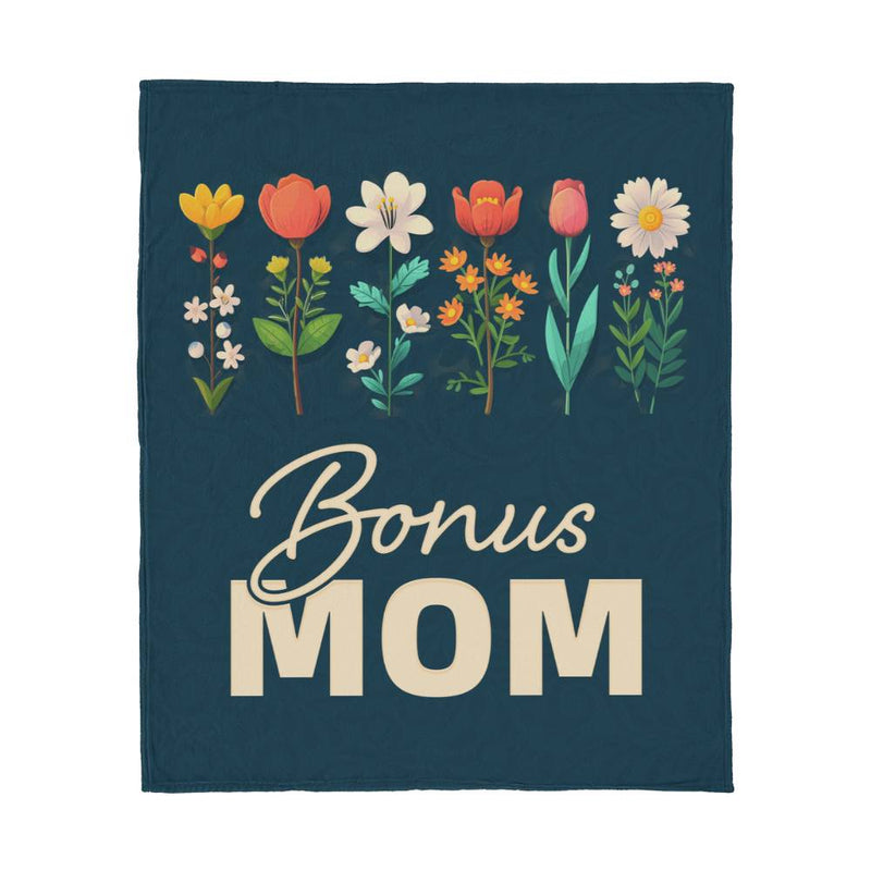 Bonus Mom Jersey Fleece Blanket