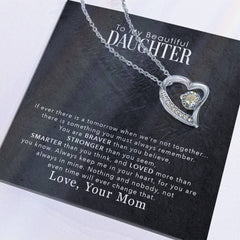 My Beautiful Daughter Forever Love Heart Necklace