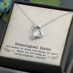 Unbiological Sister Forever Love Necklace