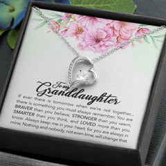 Brave Granddaughter Forever Love Necklace