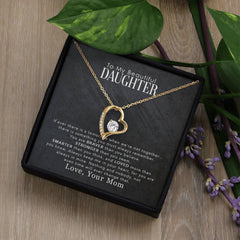 My Beautiful Daughter Forever Love Heart Necklace