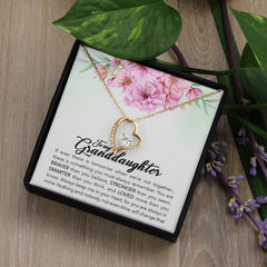Brave Granddaughter Forever Love Necklace