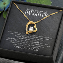 My Beautiful Daughter Forever Love Heart Necklace