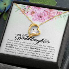 Brave Granddaughter Forever Love Necklace