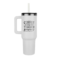 Coffee Gives Me Powers 40 oz Teacher Tumbler