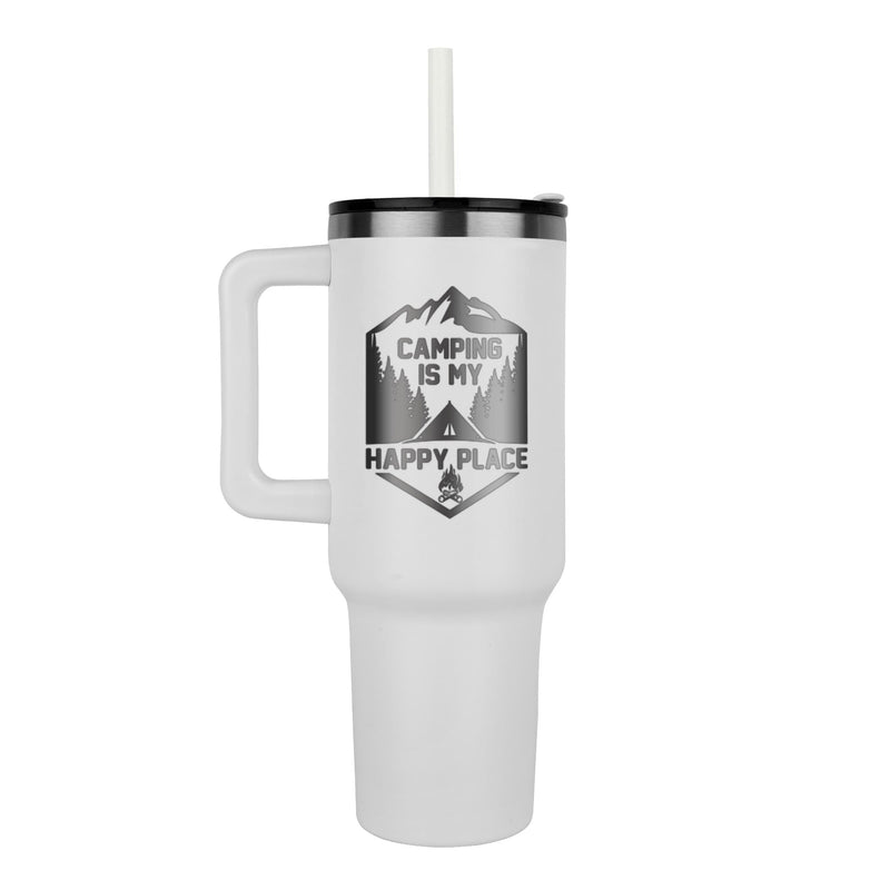 My Happy Place 40 oz Tumbler