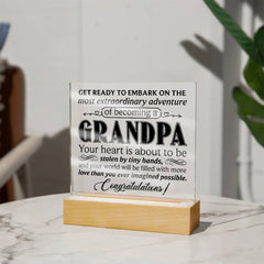 Grandpa LED Acrylic Plaque