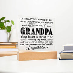 Grandpa LED Acrylic Plaque