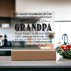 Grandpa LED Acrylic Plaque