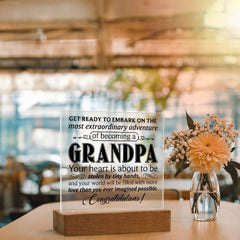 Grandpa LED Acrylic Plaque
