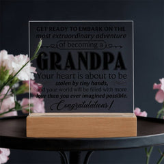 Grandpa LED Acrylic Plaque