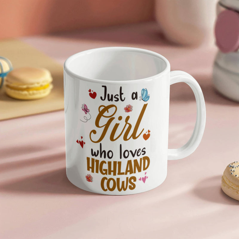 Just a Girl Ceramic Mug