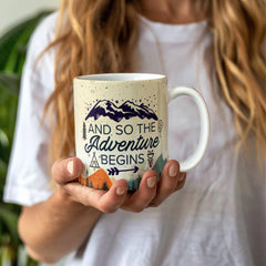 Adventure Awaits Inspirational Mug