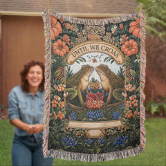 Til We Croak Personalized Heirloom Blanket