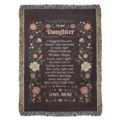 "To My Daughter" Heirloom Blanket