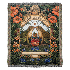 Til We Croak Personalized Heirloom Blanket