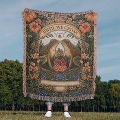 Til We Croak Personalized Heirloom Blanket