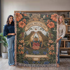 Til We Croak Personalized Heirloom Blanket