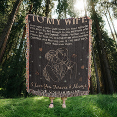 To My Wife Personalized Heirloom Blanket