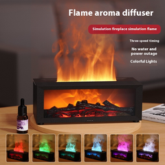 Flame Effect Aromatherapy Diffuser with LED Lights
