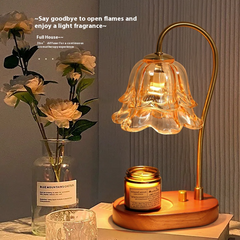 Retro Glass Candle Warmer Lamp