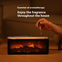 Flame Effect Aromatherapy Diffuser with LED Lights