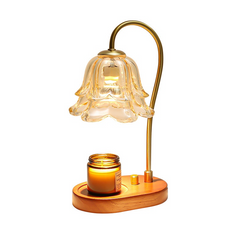 Retro Glass Candle Warmer Lamp